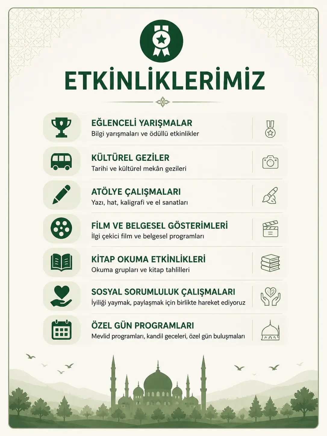 Etkinliklerimiz